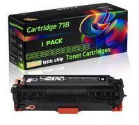 Cartridge 718 Compatible for Canon Toner Cartridges with Chip i-SENSYS MF8360CDW MF8380Cdw MF8540 MF8540Cdn MF8550Cdn Printers (1 Pack Black)