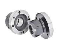 Cartridge ER16 ER20 ER50 ER25 ER32 ER40 125mm 80mm 100mm Mini Flange Four Axis Collet Fixture Chuck for CNC Milling Lathe Tools(ER40-D80 (7Hole))