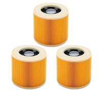 Cartridge Filter Compatible with Karcher wd2 | wd3 |hoover|vacuum filter SE 4001 SE 4002 Wet & Dry Hoover Vacuum Cleaner Part NO.KAR64145520(3PCS)