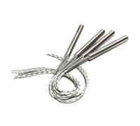 Cartridge Heater 12/24/36/48V 316SS Heating Element 8x65-85mm Single Head Pipe 70W-95W 5pcs/lot(95W 8x85mm,24V)