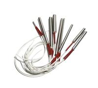 Cartridge Heater 220V Element 6x80-300mm Single-End Electric Heat Pipe 304SUS Cylindrical Heaters 5pcs/lot(6x210mm 220V 400W)