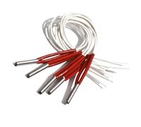 Cartridge Heater 220V Industrial Single Head Heating Element 8x120-500mm 304SUS 300W-1250W 5pcs(8x255mm 220V 640W)