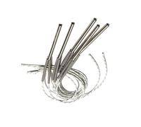 Cartridge Heater Element 6x50-60mm 316SS Heat Tube 220V Single Head Tubular Electric 120W-150W 5pcs/lot(140W 6x58mm,110V)