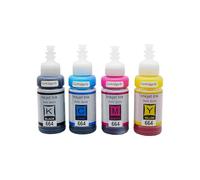 Cartridgeify 664 Bottle Ink Compatible with Epson 664 T664 Refill Ink Bottle Multipack (T6641 T6642 T6643 T6644), for EcoTank ET-2500 ET-2550 ET-2600 ET-2650 ET-4500 ET-14000 L100 L110 L350 L355 L555