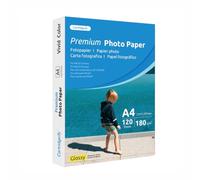 Cartridgeify A4 180gsm Glossy Inkjet Photo Paper 120 Sheets Compatible with Canon HP Epson Brother Inkjet Printers