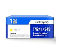 Cartridgeify Toner TN241 TN245 Compatible with Brother TN 241 245 Toner Cartridge Yellow for Brother MFC-9140CDN MFC-9142CDN MFC-9332CDW HL-3140CW HL-3142CW HL-3152CDW DCP-9020CDW DCP-9022CDW