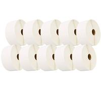 Cartridges Kingdom 10 Rolls - 52mm x 38mm White Direct Thermal Labels for Zebra GK420d GK420t GC420d GX420d GX420t GC420t GX430t GT800 ZD420 LP2844 TLP 2844 Citizen CL-S521 | 1000 Labels per Roll