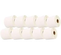 Cartridges Kingdom 10 Rolls - 72mm x 36mm White Direct Thermal Labels for Zebra GK420d GK420t GC420d GX420d GX420t GC420t GX430t GT800 ZD420 LP2844 TLP 2844 Citizen CL-S521 | 1000 Labels per Roll