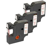 Cartridges Kingdom 3 Compatible D1 45015 12mm x 7m Red on White Label Tapes for DYMO Label Printers