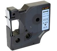 Cartridges Kingdom Compatible D1 45016 12mm x 7m Black on Blue Label Tape for DYMO Label Printers