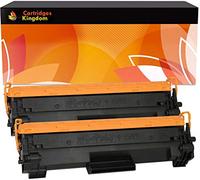 Cartridges Kingdom XL Pack of 2 Compatible Black Toner Cartridges Replacement for CF244A 44A | suitable for LaserJet Pro M28 M28a M28w M15 M15a M15w | High Yield 2.000 pages