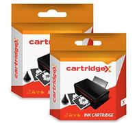 Cartridgex 2 x Black Compatible Ink Cartridge Replacement for Canon Pixma Pro 9000 Mark II CLI-8 BK