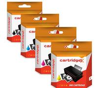 Cartridgex 4 Compatible Ink Cartridge Set Replacement for HP 364 Photosmart Plus e All-In-One B210 CB3