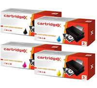 Cartridgex 4 Compatible Toner Cartridge Set Replacement for HP Laserjet CP5225 CP5225dn CP5225n