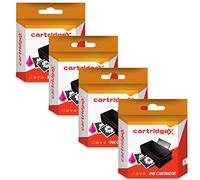 Cartridgex 4 Yellow Compatible Ink Cartridges Replacement for Epson Stylus Photo RX320 RX500 RX600