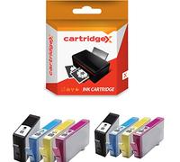 Cartridgex 8 Compatible Ink Cartridge Set Replacement for 364XL HP PhotoSmart Plus B210 B210A B210B e-All-In-One