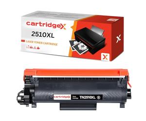 Cartridgex Black Compatible Toner Cartridge Replacement for Brother TN2510XL