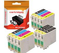 Cartridgex Compatible 11 Pack Ink Cartridge Multipack Replacement For Epson 405XL 2 Sets Plus 3 Extra Black for WorkForce WF-3830DWTF WF-7310DTW WF-7800 WF-7830DTWF WF-7840DTWF WF-7835DTWF