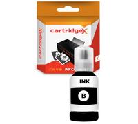 Cartridgex Compatible Black Ink Bottle 127ML Replacement For Epson 102 for EcoTank ET-4750 ET-4850 ET-4856 ET-4950 ET-4955 ET-4956