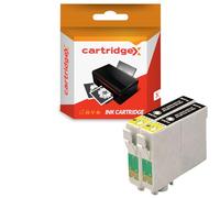 Cartridgex Compatible Black Ink Cartridge 2 Pack High Capacity Replacement For Epson 405XL for WorkForce WF-3830DWTF WF-7310DTW WF-7800 WF-7830DTWF WF-7840DTWF WF-7835DTWF