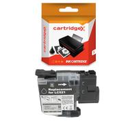 Cartridgex Compatible Black Ink Cartridge Replacement For Brother LC-521BK for DCP-J1260W DCP-J1310DW DCP-J1313DW DCP-J1360DW DCP-J1460DW