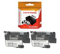 Cartridgex Compatible Black Ink Cartridge Replacement For Brother LC-527BK High Yield 2 Pack for MFC-J4350DW MFC-J4550DW MFC-J6760DW MFC-J6960DW MFC-J6975DW MFC-J6977DW