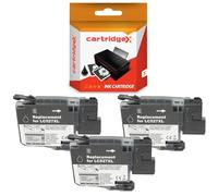 Cartridgex Compatible Black Ink Cartridge Replacement For Brother LC-527BK High Yield 3 Pack for MFC-J4350DW MFC-J4550DW MFC-J6760DW MFC-J6960DW MFC-J6975DW MFC-J6977DW