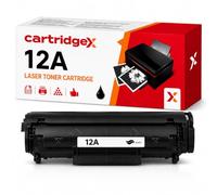 Cartridgex Compatible Black Toner Replacement For HP 12A Q2612A 1015 1018 | High Capacity, 2000 Pages, Crisp Black Text, Reliable Performance, Home & Office Printing