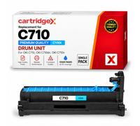 Cartridgex Compatible Cyan Drum Cartridge Replacement For OKI 43913807 | 15000 Pages, Vibrant Cyan Output, Reliable Image Transfer, Easy Installation