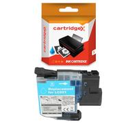 Cartridgex Compatible Cyan Ink Cartridge Replacement For Brother LC-521C for DCP-J1260W DCP-J1310DW DCP-J1313DW DCP-J1360DW DCP-J1460DW