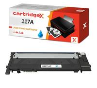 Cartridgex Compatible Cyan Toner Cartridge Replacement For HP 117A W2071A 700 Pages for Colour Laser 150a 150nw 178nw MFP 179fnw