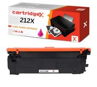 Cartridgex Compatible High Capacity Toner Cartridge Replacement for HP 212X W2123X Magenta for Colour LaserJet Enterprise M554dn M554dn2e M555dn M555x MFP M578dn MFP M578f MFP M578z Flow MFP M578c