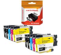 Cartridgex Compatible Ink Cartridge Set Replacement For Brother LC-527 10 Pack (2 Full CMYK Sets + 2 Extra Black) for MFC-J4350DW MFC-J4550DW MFC-J6760DW MFC-J6960DW MFC-J6975DW MFC-J6977DW