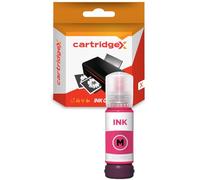 Cartridgex Compatible Magenta Ink Bottle 70ML Replacement For Epson 102 for EcoTank ET-15000 ET-2700 ET-2750 ET-2751 ET-2756