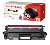 Cartridgex Compatible Magenta Toner Cartridge Replacement For Brother TN-821XLM High Capacity for HL-L9430CDN HL-L9470CDN HL-L9470CDNT MFC-L9630CDN MFC-L9670CDN