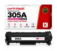 Cartridgex Compatible Magenta Toner Replacement For CE413A HP 305A | 2800 Page Yield, Rich Magenta Colour, Sharp Graphics, Consistent Output, Easy Installation