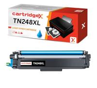Cartridgex Compatible Toner Cartridge Replacement for TN248XLC for Brother HL-L8230CDW HL-L8240CDW MFC-L3740CDW MFC-L3740CDWE MFC-L3760CDW MFC-L8340CDW MFC-L8390CDW HL-L3240CDW - Cyan
