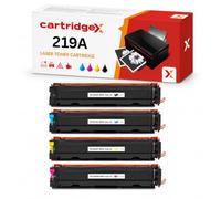 Cartridgex Compatible Toner Set Replacement For HP 219A CMYK 4 Pack