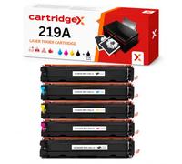 Cartridgex Compatible Toner Set Replacement For HP 219A CMYK + Black 5 Pack