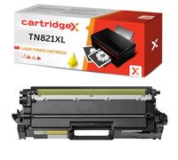 Cartridgex Compatible Yellow Toner Cartridge Replacement For Brother TN-821XLY High Capacity for HL-L9430CDN HL-L9470CDN HL-L9470CDNT MFC-L9630CDN MFC-L9670CDN