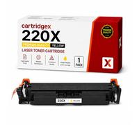 Cartridgex Compatible Yellow Toner Cartridge Replacement For HP 220X W2202X | 5500 Pages, High Capacity, Vibrant Yellow Output, Reliable Performance, Easy Installation