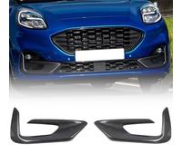 CARTRIMHOME Front Bumper Fog Light Frames for Ford Puma 2019-2025, 2pcs Carbon Fibre Effect Fog Lamp Surround Covers, Exterior Styling Trim Compatible with ST-Line, ST-Line X & Vignale