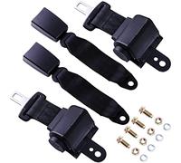 Cartroller Universal Golf Cart Seat Belt, Retractable Belt for EZGO TXT, Club Car DS and Yamaha, 2 Pack