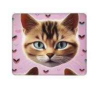 carttoon cat Mouse Pad Waterproof Gaming Mousepad for Office Computer Mousepads for Desk Pad with Non-Slip Rubber Base Washable Cloth Mouse Mat 7 x 8.6 in