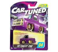 CarTuned S1 - '87 Chevy C10 #04 Diecast Vehicle Car Toy Purple MGA Wires Sealed