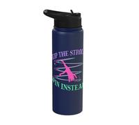Cartwheeling Acrobat Skip Stroll Spin Instead Gymnastics Mom Stainless Steel Insulated Water Bottle