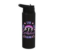 Cartwheeling Acrobat Twirl Spin Loop Cartwheel Gymnastics Stainless Steel Insulated Water Bottle