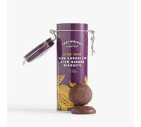 Cartwright & Butler 5277 Ultra Thick Dark Chocolate Ginger Biscuits in Narrow Tin, 190 g
