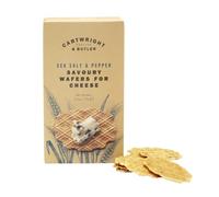 Cartwright & Butler Cheese Wafers with Sea Salt and Black Pepper 75g