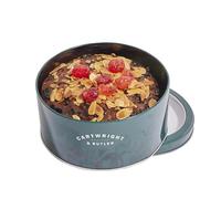 Cartwright & Butler Cherry and Almond Fruit Cake, Presented in a Signature Round Loaf Tin, 600g